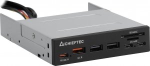 Chieftec Panel przedni 3x USB + 3x USB-C + czytnik kart (CRD-908H) 1