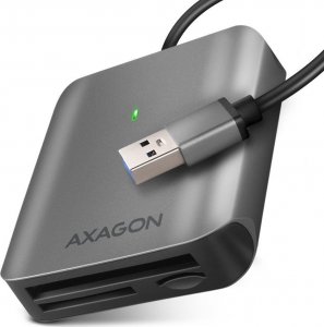 Czytnik Axagon AXAGON CRE-S3, USB-A 3.2 Gen 1 - czytnik kart SUPERSPEED, 3-slot & lun SD/microSD/CF, obsługa UHS-II 1