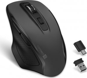 Mysz Connect IT Dual SmartSwitch bezprzewodowa mysz, USB-A + C, szary 2