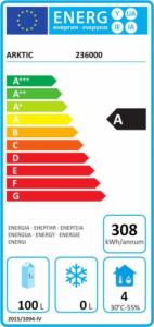 ARKTIC Szafa chłodnicza podblatowa stalowa 0-8C 200 l 124 W Budget Line - Hendi 236000 3