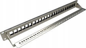 Solarix Solarix Modulární neosazený patch panel 24 portů 1U SX24M-0-STP-BK-UNI-N 2