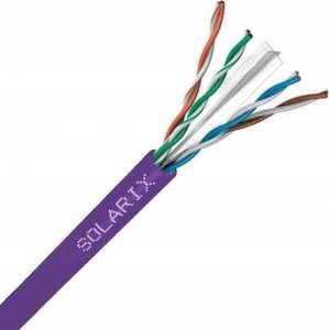 Solarix Instalační kabel Solarix UTP, Cat6, drát, LSOH, box 100m SXKD-6-UTP-LSOH 1