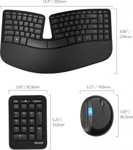 Klawiatura + mysz Microsoft Sculpt Ergonomic Desktop Wireless (L5V-00019) 4