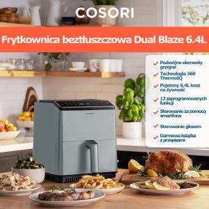 Frytkownica beztłuszczowa Cosori CAF-P583S-AEUR 22