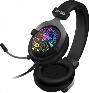 Słuchawki Connect IT Doodle RGB Czarne (CHP-6501-BK) 3