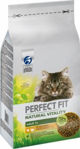 Perfect Fit Perfect Fit Natural Vitality   sucha karma pełnoporcjowa dla dorosłych kotów, z kurczakiem i indykiem  6kg 1