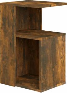 vidaXL vidaXL Stolik boczny, przydymiony dąb, 36x30x56 cm 2