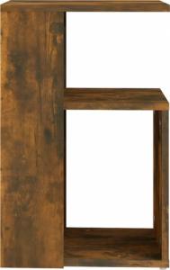 vidaXL vidaXL Stolik boczny, przydymiony dąb, 36x30x56 cm 3