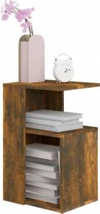 vidaXL vidaXL Stolik boczny, przydymiony dąb, 36x30x56 cm 5