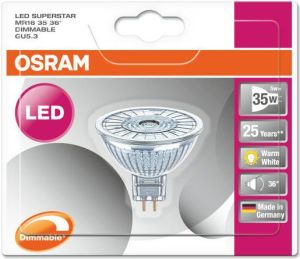 Osram LED Superstar MR16, GU5.3, 5W/827 3