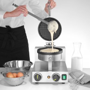 Gofrownica Hendi Gofrownica okrągła pojedyncza do gofrów belgijskich TEFLON śr. 190 mm - Hendi 212172 8