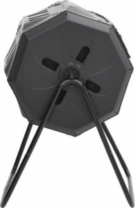 vidaXL Kompostownik do ogrodu, czarny, 73x64x95 cm, 160 L 3