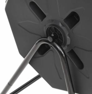 vidaXL Kompostownik do ogrodu, czarny, 73x64x95 cm, 160 L 5