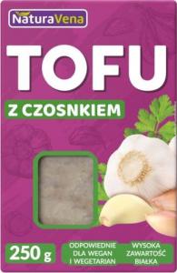 NaturaVena Tofu Kostka Czosnkowe 250 g - NaturAvena 1