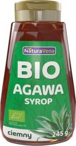 NaturaVena Syrop z Agawy Ciemny Bio 245 g - NaturAvena 1