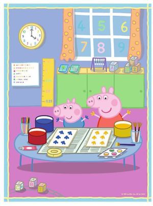 Trefl Puzzle 2w1 + memo Dzień Peppy (90600 TREFL) 4