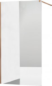 Mexen Mexen Kioto ścianka prysznicowa 80 x 200 cm, lustro 8 mm, różowe złoto - 800-080-101-60-50 1
