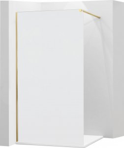 Mexen Mexen Kioto ścianka prysznicowa 110 x 200 cm, szron 8 mm, złoty - 800-110-101-50-30 1