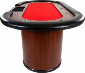 GamesPlanet XXL stół do pokera Royal Flush, 213 x 106 x 75cm, czerwony 5