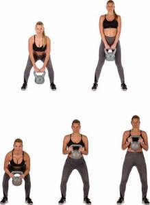 Kettlebell Movit MOVIT Hantle Kettlebell - 6 kg, czarno-fioletowy 2