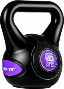 Kettlebell Movit MOVIT Hantle Kettlebell - 6 kg, czarno-fioletowy 5