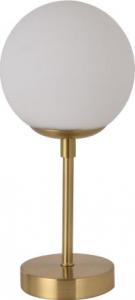 Lampa stołowa Light Prestige Złota szklana kula Dorado stojąca lampka do gabinetu na biurko 1