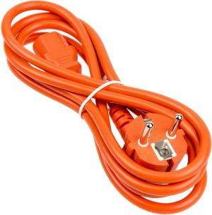 Kabel zasilający Kolink Schuko - C13, 1.8m, pomarańczowy (CB-N-OR) 2