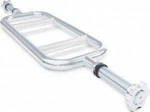 K-Sport Sztanga kratka z gwintem i zaciskiem gryf młotkowy 27 mm x 86 cm 2