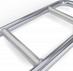 K-Sport Sztanga kratka z gwintem i zaciskiem gryf młotkowy 27 mm x 86 cm 4