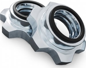 K-Sport Sztanga kratka z gwintem i zaciskiem gryf młotkowy 27 mm x 86 cm 5