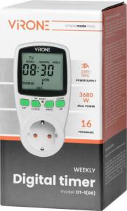 Orno Elektroniczny programator czasowy z wyświetlaczem LCD, wersja Schuko 3