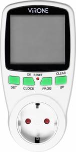 Orno Elektroniczny programator czasowy z wyświetlaczem LCD, wersja Schuko 5