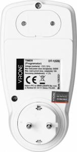 Orno Elektroniczny programator czasowy z wyświetlaczem LCD, wersja Schuko 6