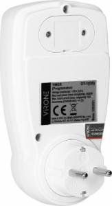 Orno Elektroniczny programator czasowy z wyświetlaczem LCD, wersja Schuko 7