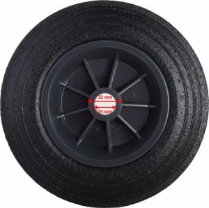 Pro-Line Koło kółko do kubła kontenera na odpady gumowe przelotowe śr. 200mm Koło kółko do kubła kontenera na odpady gumowe przelotowe śr. 200mm 6