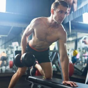 Movit Ławka Fitness czarna + zestaw hantli 30 kg 5