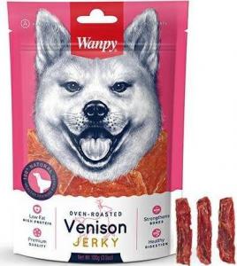 Wanpy Wanpy Pies 100g Venison JerkyKawałki Dziczyzny 1