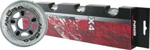 Nils Extreme Kółka PU 76x24 82A przezroczyste (16-30-016) 2