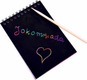 Jokomisiada Notes Tęczowa zdrapywanka z rysikiem ZA3913 2