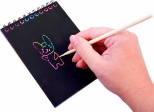 Jokomisiada Notes Tęczowa zdrapywanka z rysikiem ZA3913 3