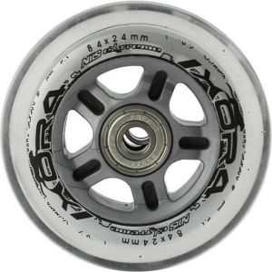 Nils Extreme Kółka PU 84x24 82A przezroczyste zestaw (16-32-018) 2
