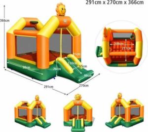 Costway Dmuchany zamek do skakania 291 x 270 x 366 cm 3