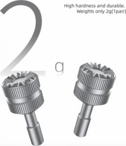 SunnyLife Drążki Joysticki Wymienne do DJI Mini 3 Pro / DJI RC - Silver 11
