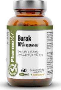 Pharmovit Burak 10% azotanów 60 kaps Vcaps | Clean Label Pharmovit 1
