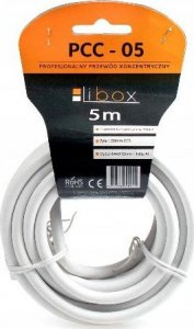 Przewód Libox Antenowy 5m biały (PCC05) 1