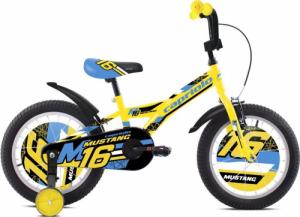 Capriolo Rower dziecięcy Capriolo Mustang 16" - model 2021 - Kolor Żółto-niebieski 1