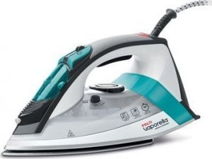 Żelazko Polti Polti Iron PLEU0251 Vaporella Quick & Comfort QC110 Steam Iron, 2200 W, Water tank capacity 300 ml, Continuous steam 30 g/min, White/Blue/Black 1