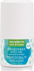 Macrovita MACROVITA KIDS dezodorant roll-on dla chłopców AQUA z morindą i bawełną 50ml 1