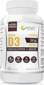 Wish Pharmaceutical WISH Pharmaceutical Vitamin D3 50mcg + Prebiotic - 120caps. 1