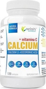 Wish Pharmaceutical WISH Pharmaceutical Calcium + Vitamin C - 120caps. 1